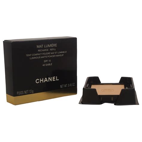 chanel mat lumiere 40 sable refill|Amazon.com: Customer reviews: Chanel Mat Lumiere Luminous .